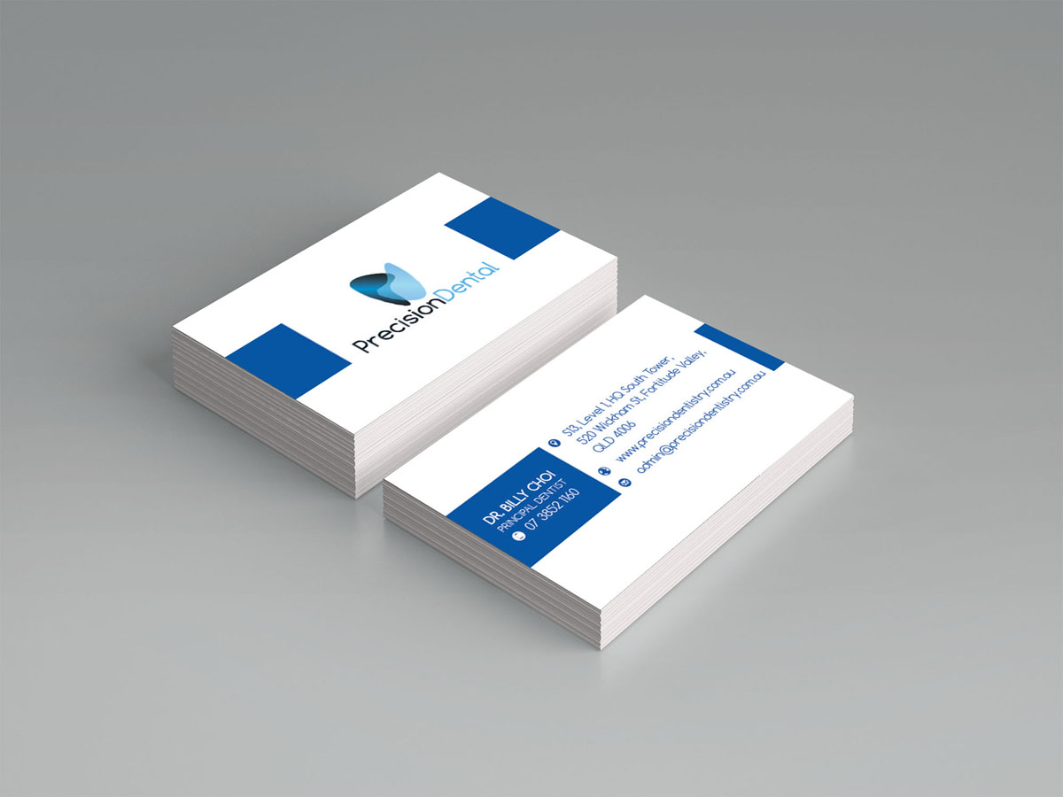 Business Card Design by colorcloud for Precision Dental | Design #4336374