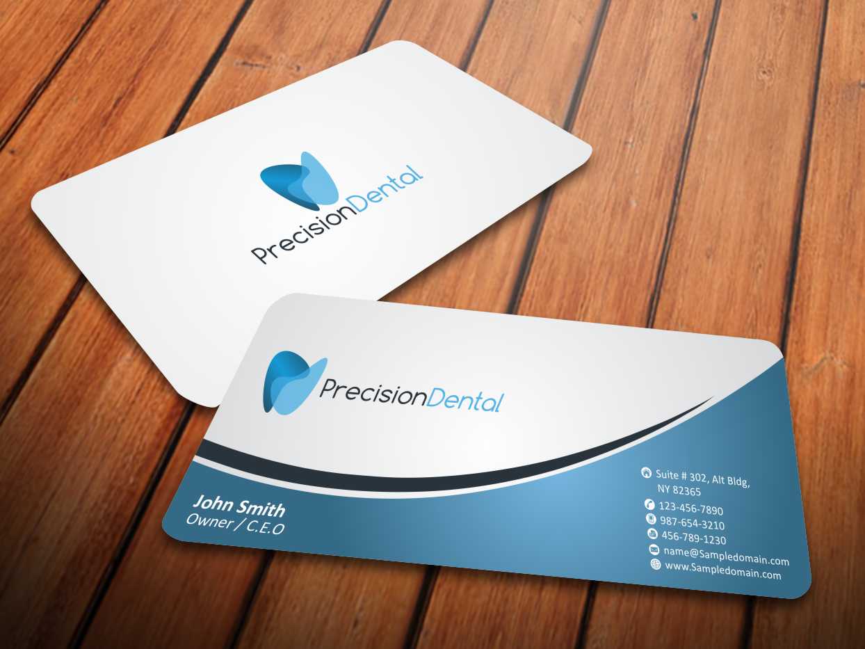Business Card Design by szabist for Precision Dental | Design #4331732