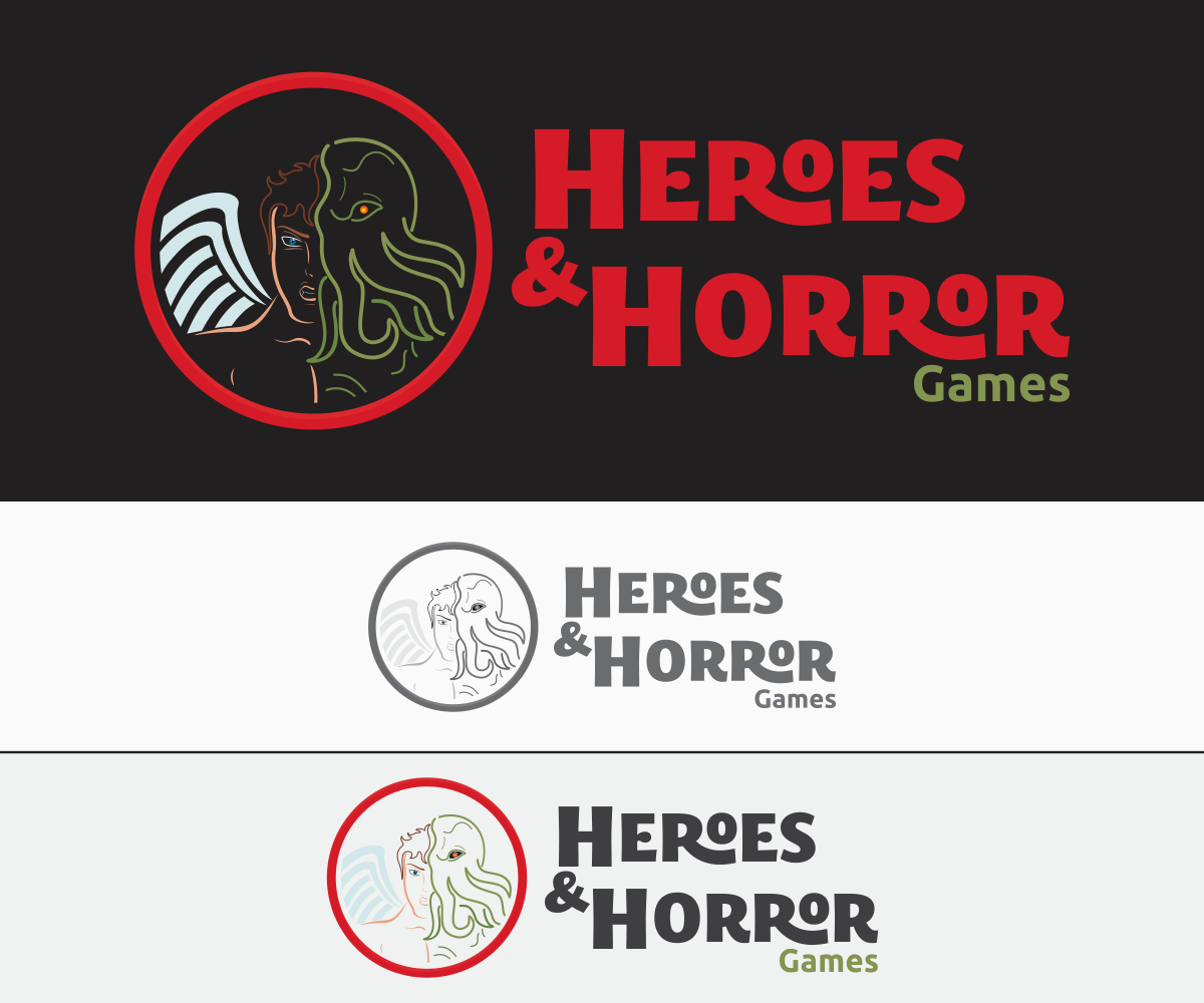 Logo Design by NguvuMX for Heroes and Horrors Games, LLC | Design #4372553