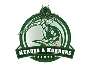 Logo Design by Cody Rostron for Heroes and Horrors Games, LLC | Design: #4393477
