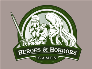 Logo Design by Cody Rostron for Heroes and Horrors Games, LLC | Design: #4400536