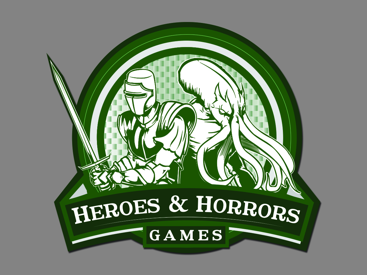 Logo Design by Cody Rostron for Heroes and Horrors Games, LLC | Design #4402297