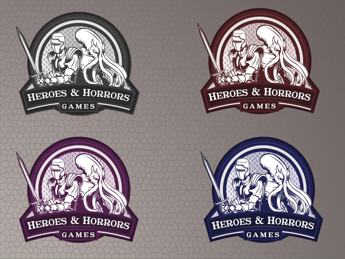 Logo Design by Cody Rostron for Heroes and Horrors Games, LLC | Design #4402332