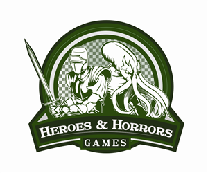 Logo Design by Cody Rostron for Heroes and Horrors Games, LLC | Design: #4408227