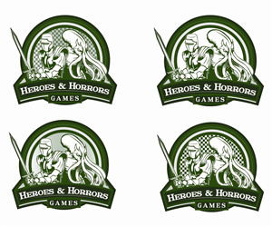 Logo Design by Cody Rostron for Heroes and Horrors Games, LLC | Design: #4408271