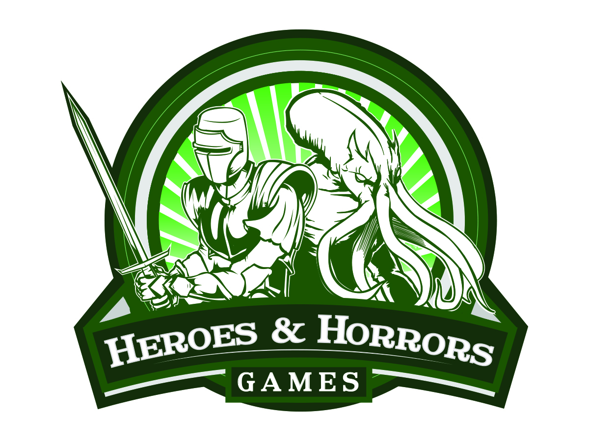 Logo Design by Cody Rostron for Heroes and Horrors Games, LLC | Design #4412405