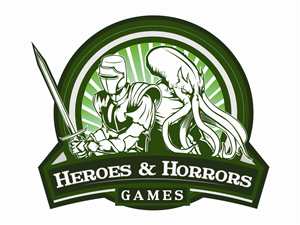 Logo Design by Cody Rostron for Heroes and Horrors Games, LLC | Design: #4412405