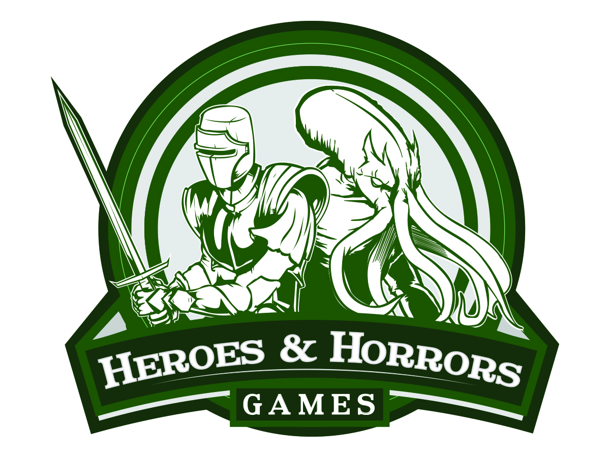 Logo-Design von Cody Rostron für Heroes and Horrors Games, LLC | Design #4418117