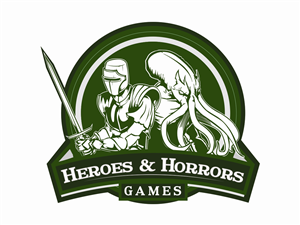 Logo Design by Cody Rostron for Heroes and Horrors Games, LLC | Design: #4418125