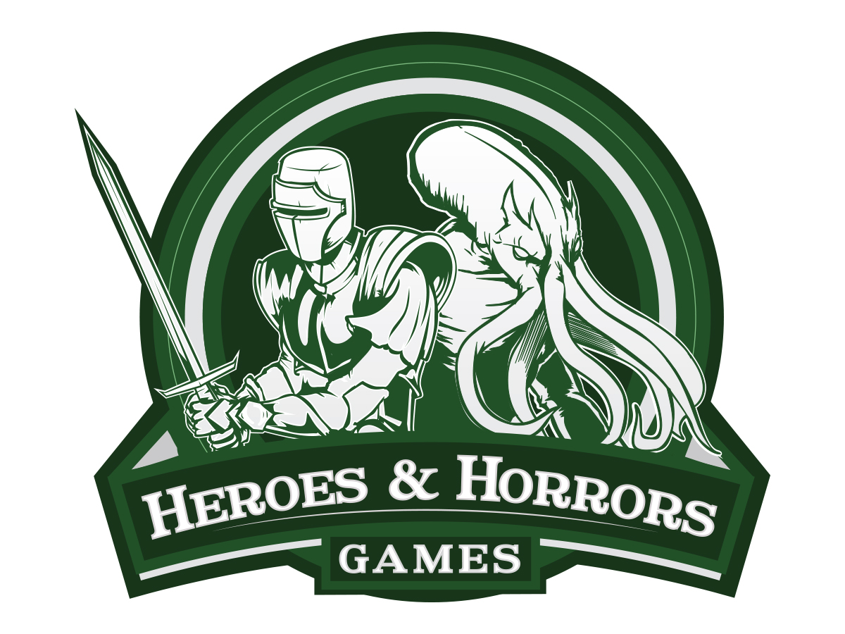 Logo-Design von Cody Rostron für Heroes and Horrors Games, LLC | Design #4452702