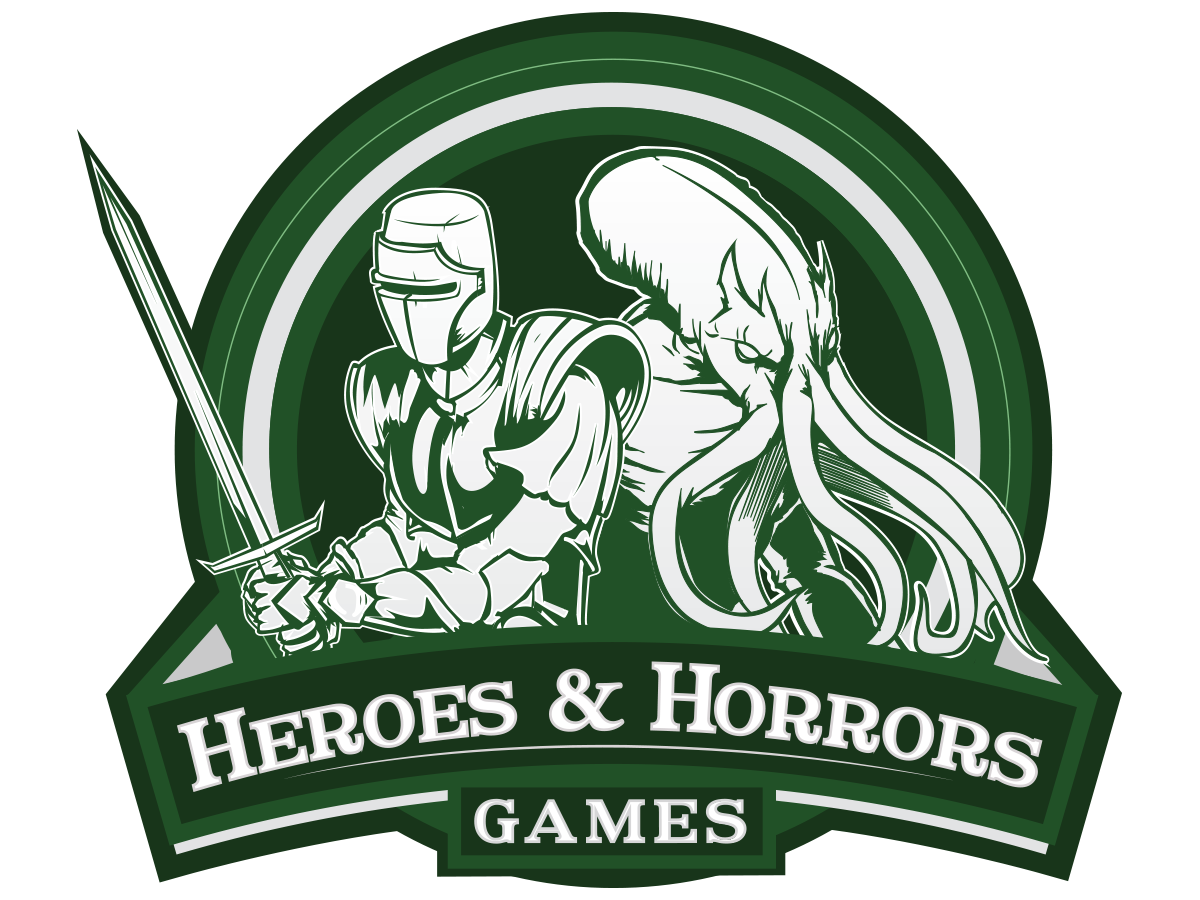 Logo-Design von Cody Rostron für Heroes and Horrors Games, LLC | Design #4452943