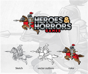 Logo Design by Alexander for Heroes and Horrors Games, LLC | Design: #4416530