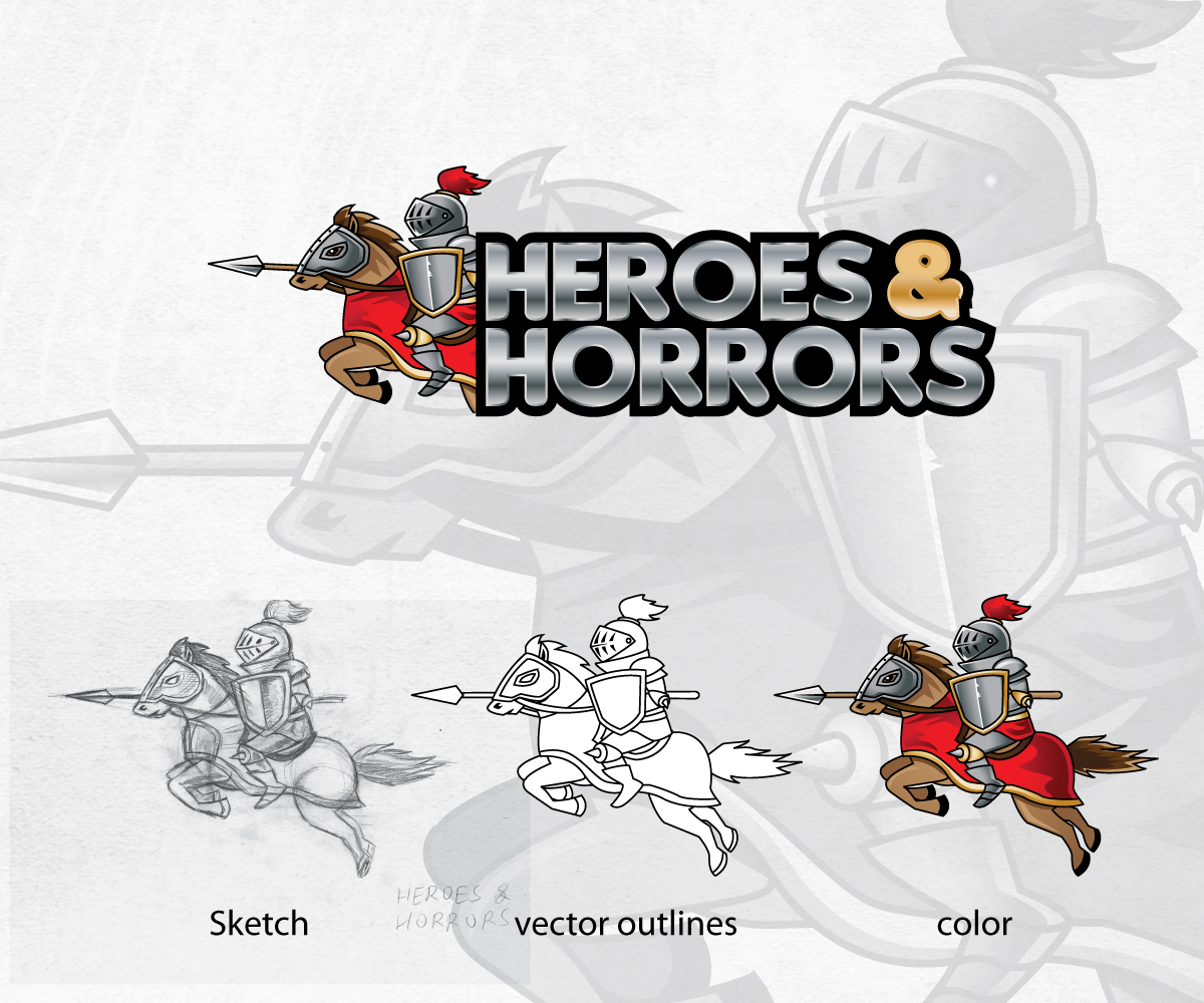 Logo-Design von Alexander für Heroes and Horrors Games, LLC | Design #4416536