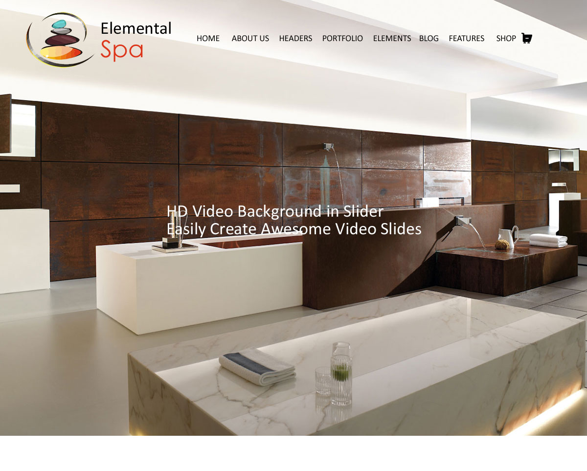 Wordpress Design by Roy for Elemental Spa | Design #4429637