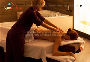 Wordpress Design by Roy for Elemental Spa | Design #4429638