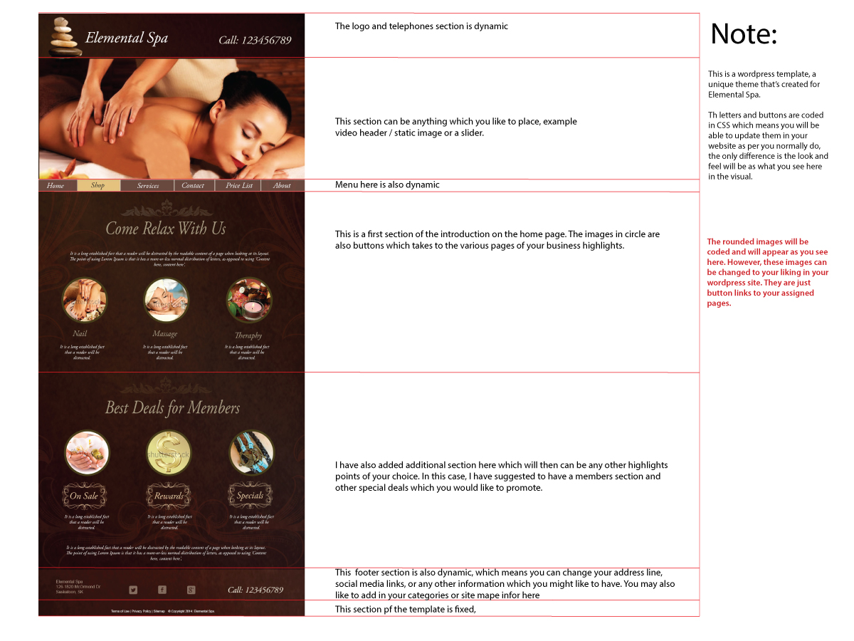 WordPress-Design von connexis für Elemental Spa | Design #4418674