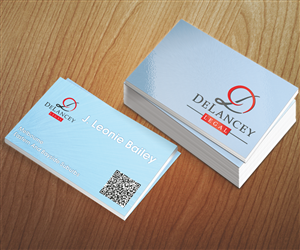 Diseño de Tarjeta de Presentación por shadowfoxx para DeLancey Legal | Diseño: #4412922