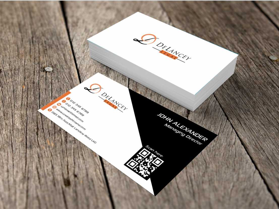 Diseño de Tarjeta de Presentación por AwsomeD para DeLancey Legal | Diseño #4331461