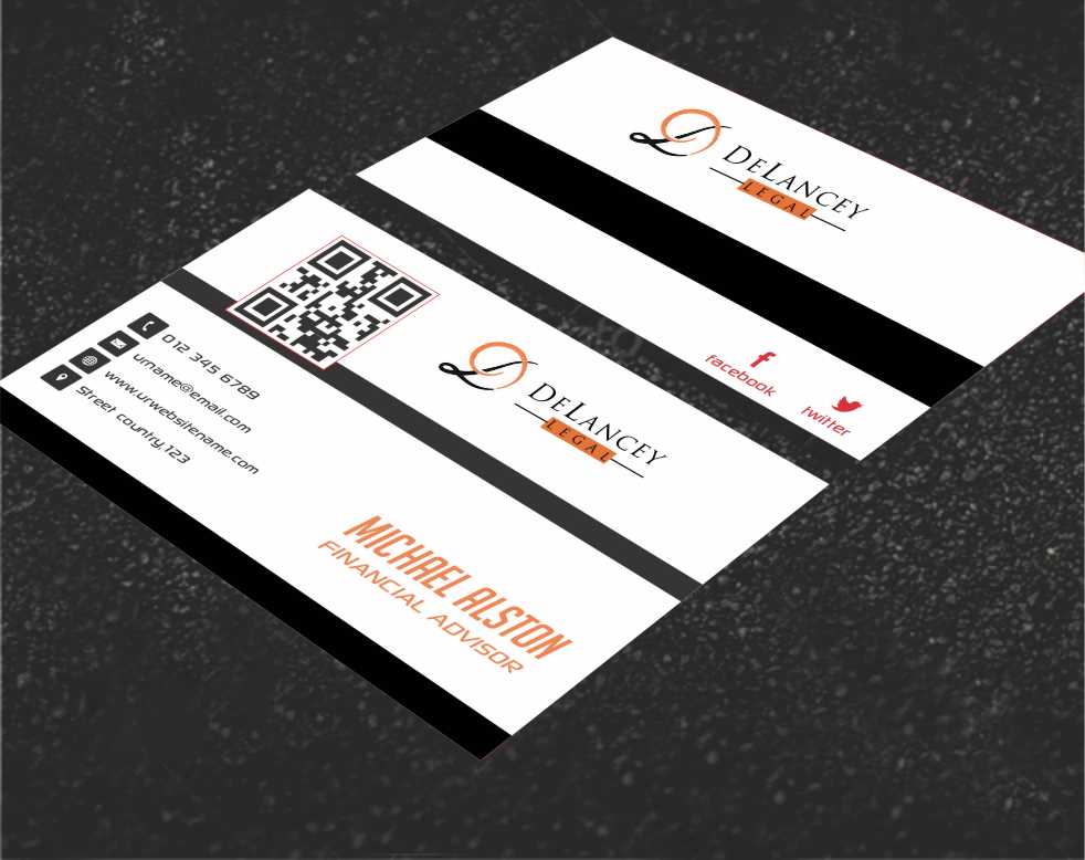 Diseño de Tarjeta de Presentación por AwsomeD para DeLancey Legal | Diseño #4331469