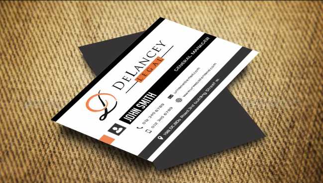 Diseño de Tarjeta de Presentación por AwsomeD para DeLancey Legal | Diseño #4331472