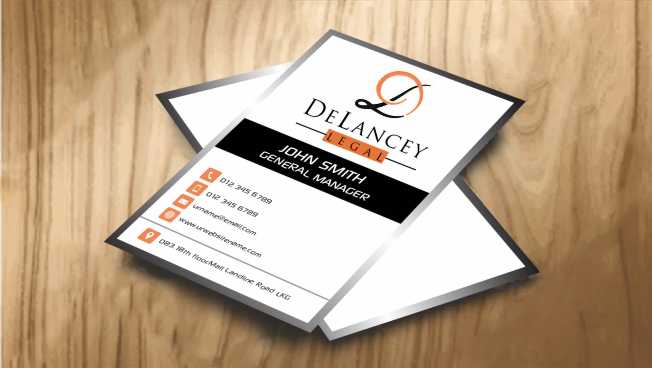 Diseño de Tarjeta de Presentación por AwsomeD para DeLancey Legal | Diseño #4331478