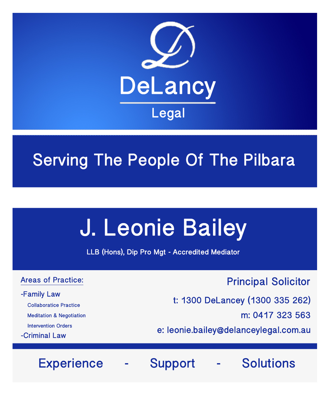 Diseño de Tarjeta de Presentación por NaesiGoldentongue para DeLancey Legal | Diseño #4379891