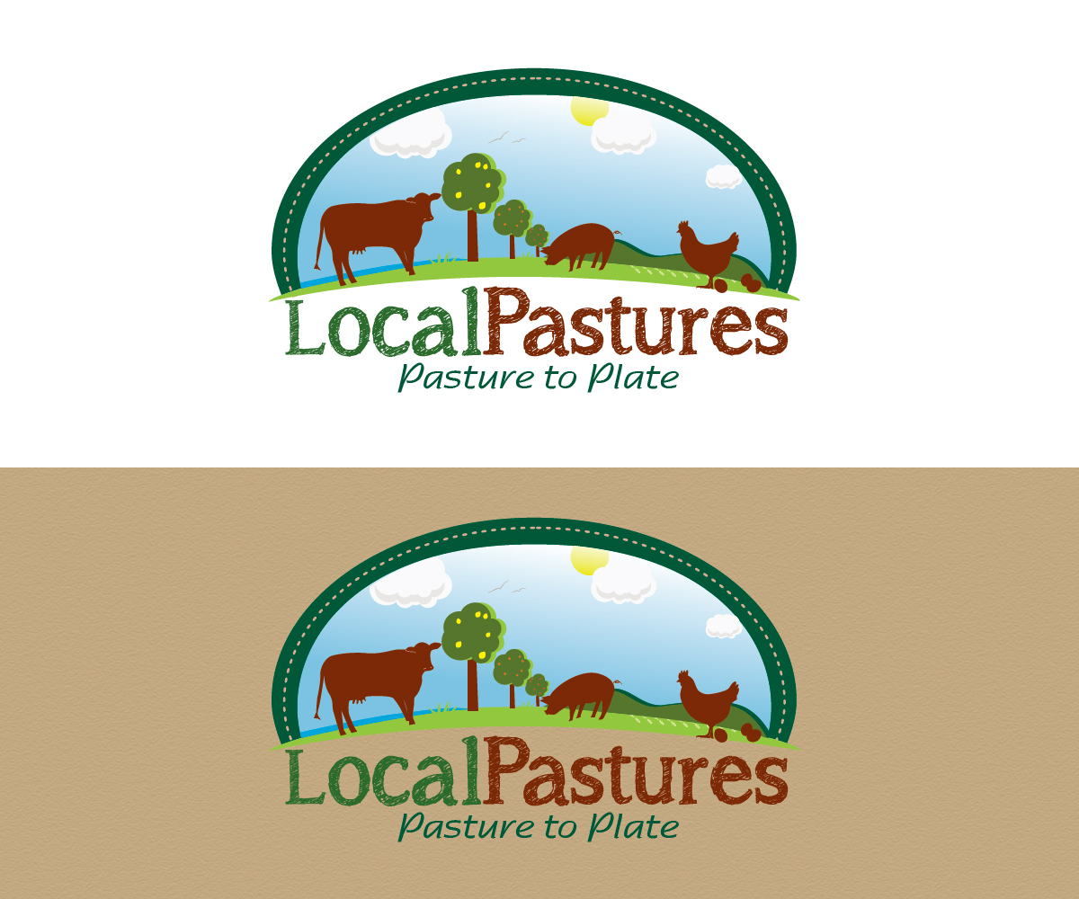 Logo Design by Meow Mix for Local Pastures | Design #1260185
