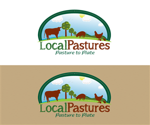 Logo Design by Meow Mix for Local Pastures | Design #1260185