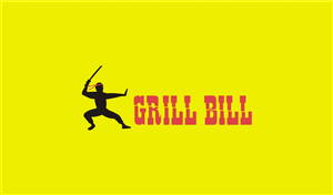 Grill bill: street food master | Design de Mascotte par logoworld