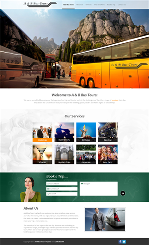 Need Bus charter business website,  | Web Design par Desire Design Solutions
