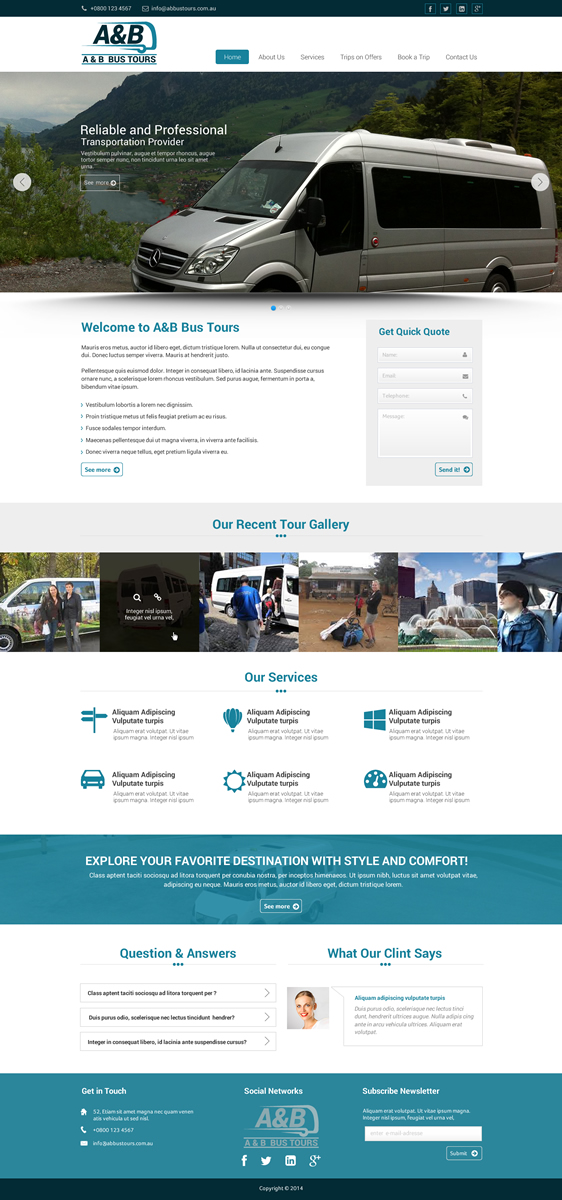 Web-Design von Behriatech für dieses Projekt | Design #4355251