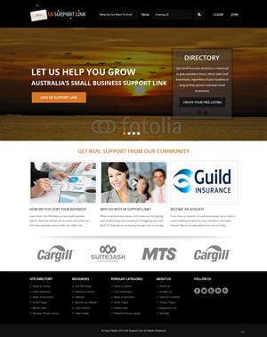 Web Design par pb pour Small Business Support Link | Design : #4371075