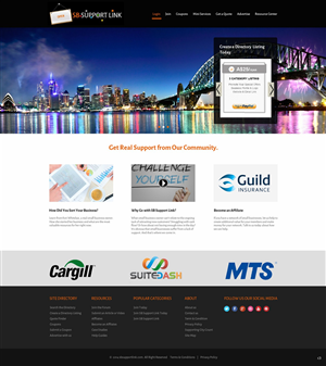Web Design par pb pour Small Business Support Link | Design : #4371083