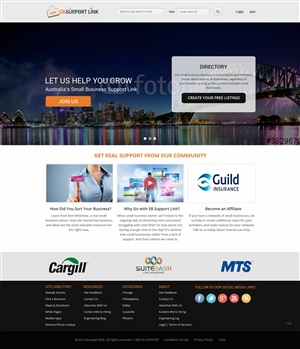 Web Design par pb pour Small Business Support Link | Design : #4371091