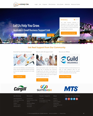 Web Design par pb pour Small Business Support Link | Design : #4371098