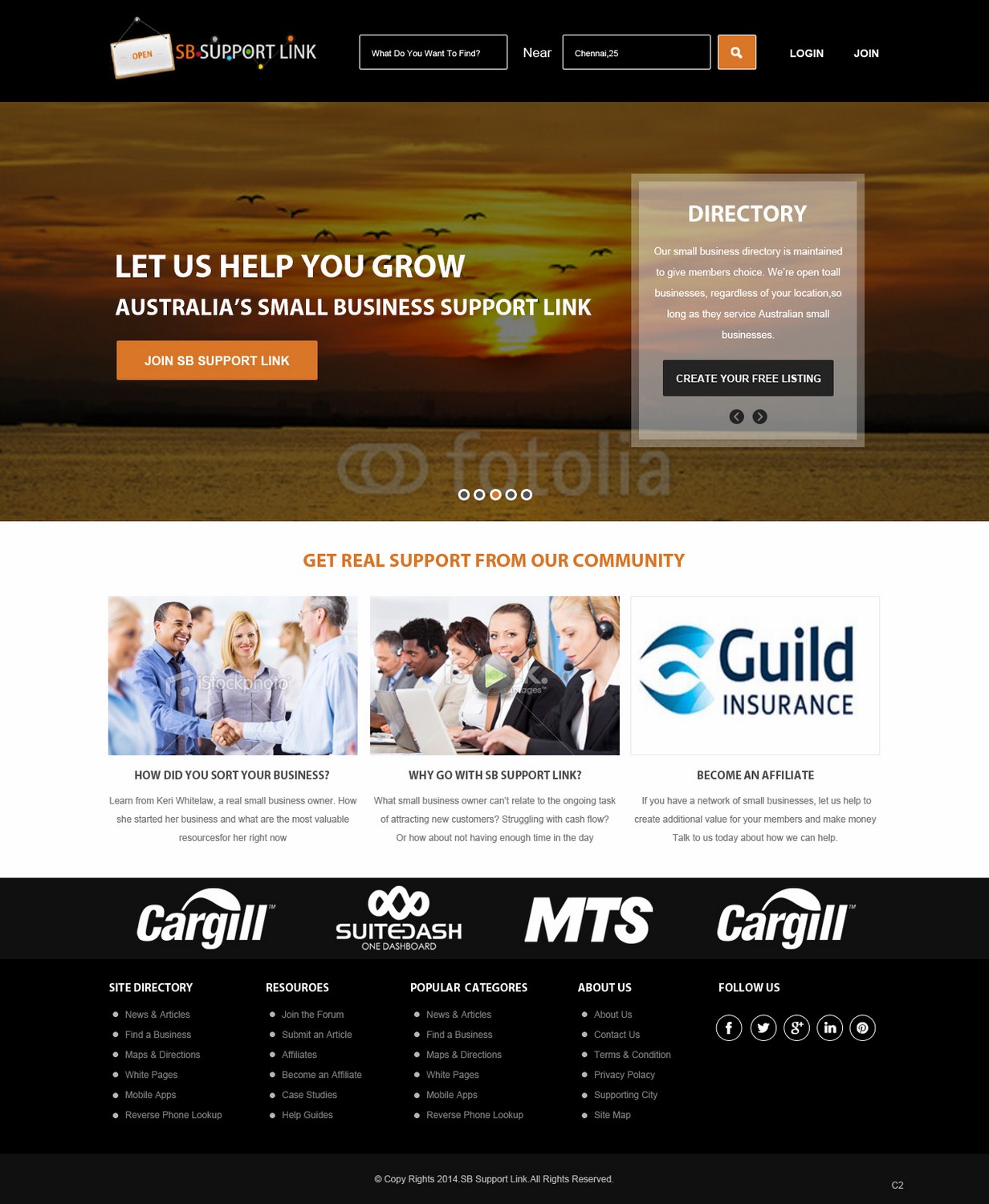 Web Design par pb pour Small Business Support Link | Design #4371102