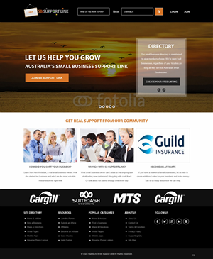 Web Design par pb pour Small Business Support Link | Design : #4371102