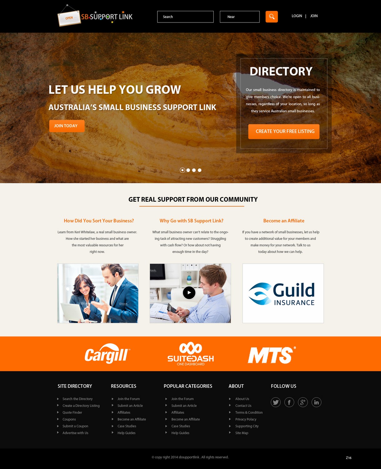 Web Design par pb pour Small Business Support Link | Design #4371111