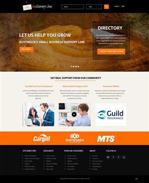Web Design par pb pour Small Business Support Link | Design : #4371111