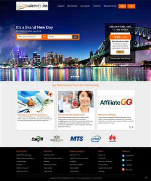 Web Design par pb pour Small Business Support Link | Design : #4371119