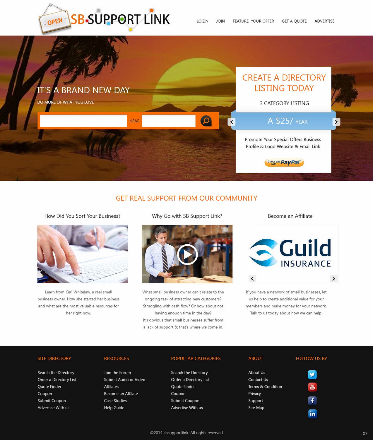 Web Design by pb for Small Business Support Link | Design #4371127