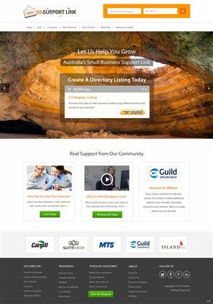 Web Design par pb pour Small Business Support Link | Design : #4371132
