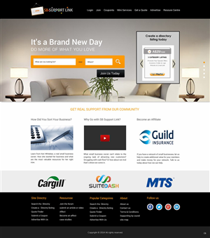 Web Design par pb pour Small Business Support Link | Design : #4371144