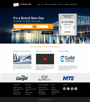 Web Design par pb pour Small Business Support Link | Design : #4371147
