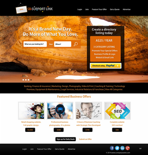 Web Design par pb pour Small Business Support Link | Design : #4382021