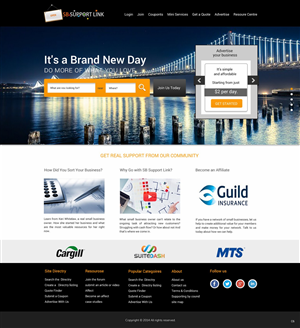 Web Design par pb pour Small Business Support Link | Design : #4382027