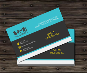 Security doors and flyscreens | Business Card Design by midorichan