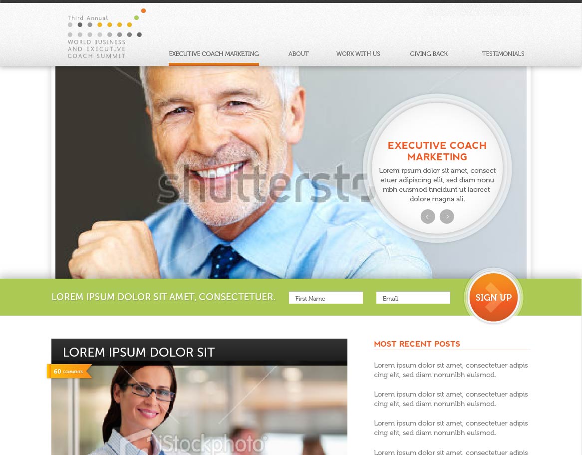 Diseño Wordpress por His-P Design Studio para WBECS | Diseño #1240687