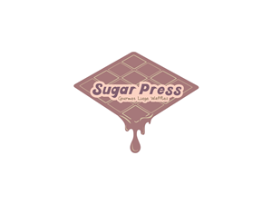 Sugar Press: Gourmet Liege Waffles | Logo Design by Eseefo
