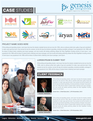 Graphic Design by Biswajit for Genesis Integration Inc. | Design: #1236168